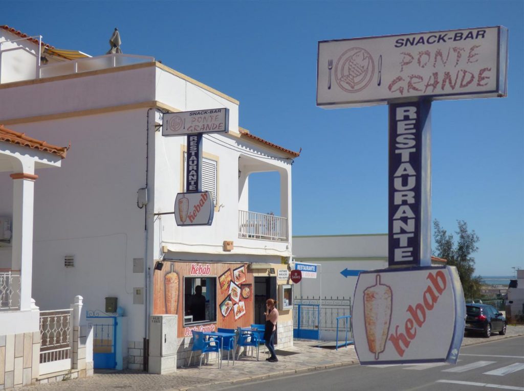 Images of the Ponte Grande Restaurant in Fuseta