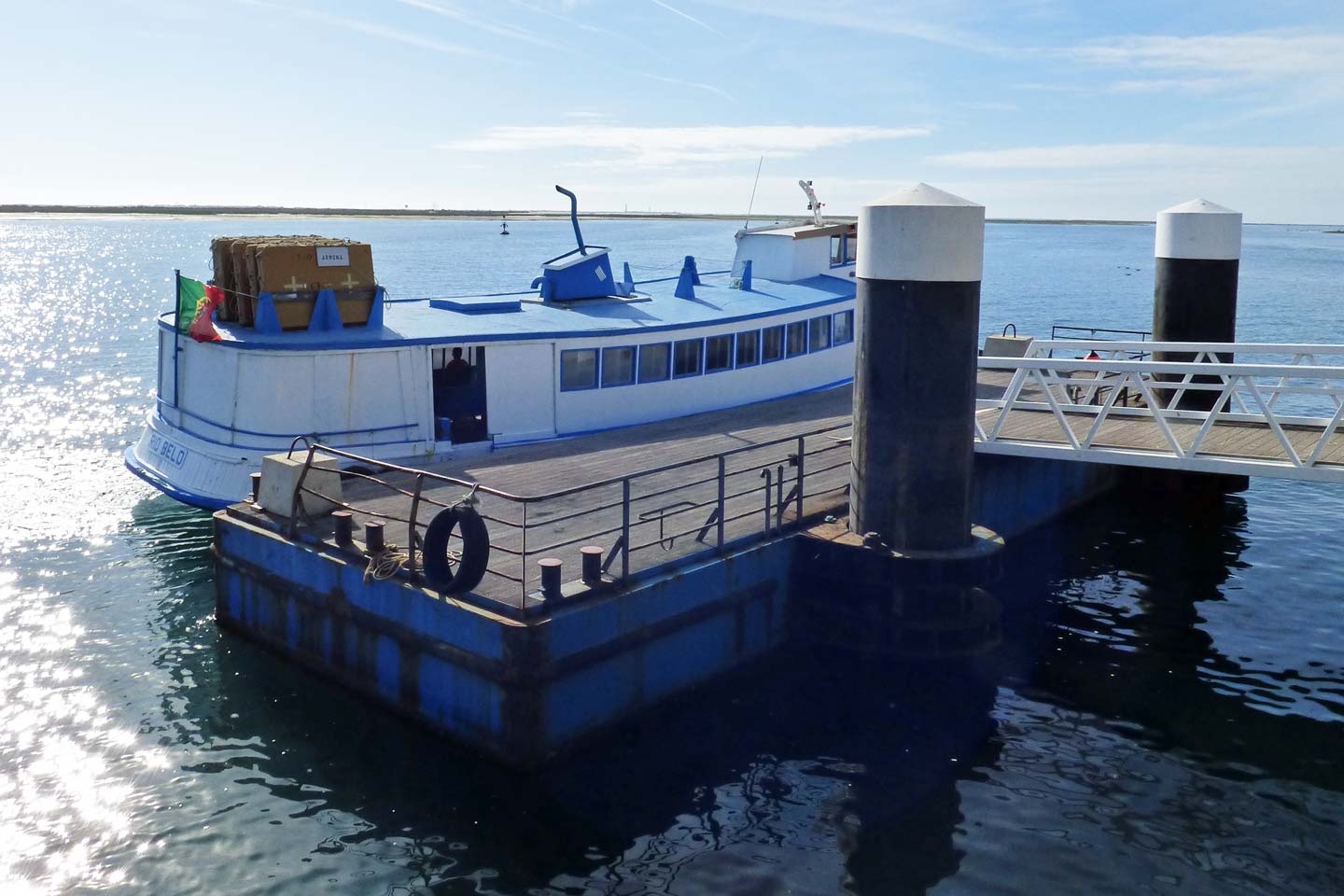 A Photo of the Armona ferry in Olhao