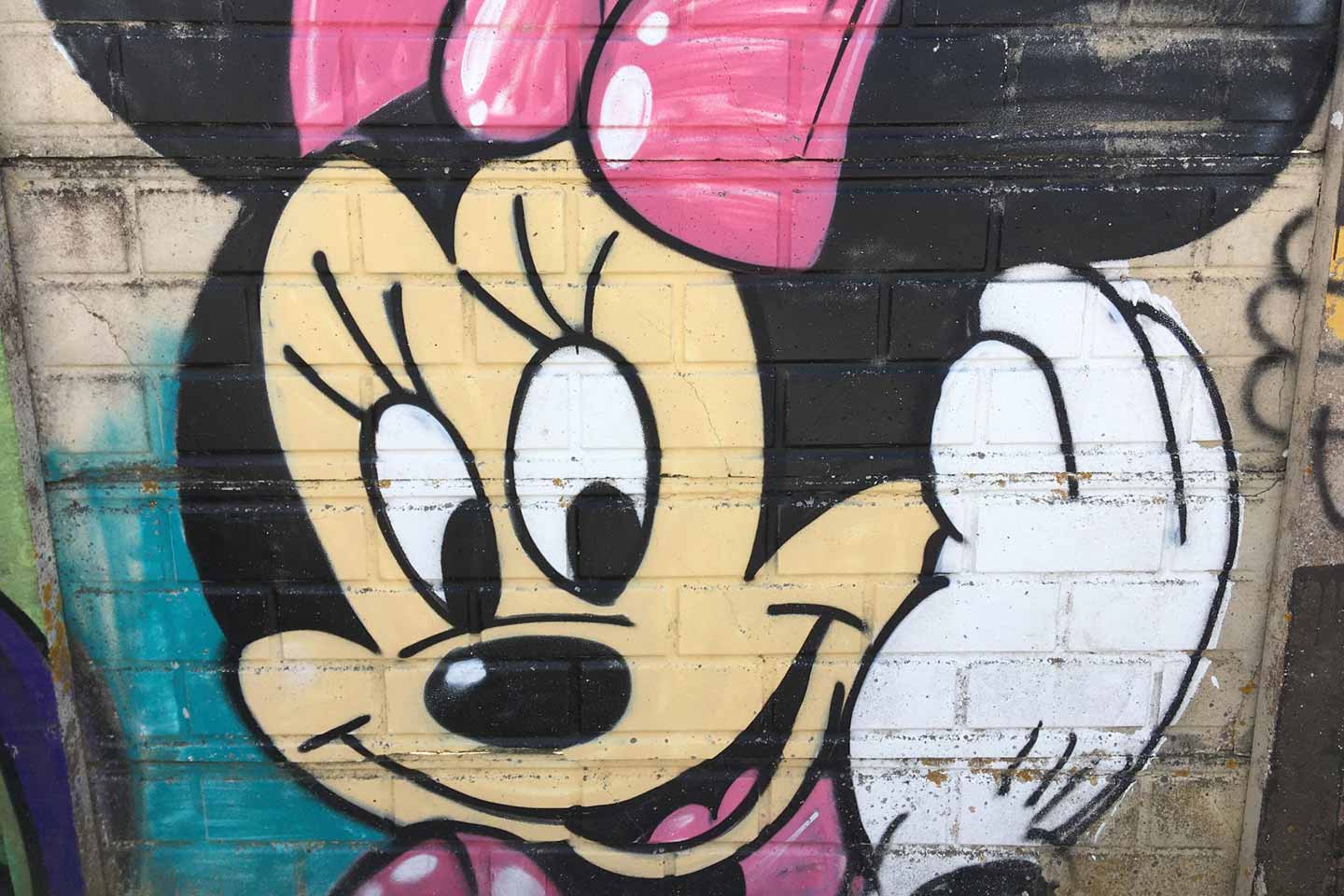 Olhao Street Art - Mini Mouse